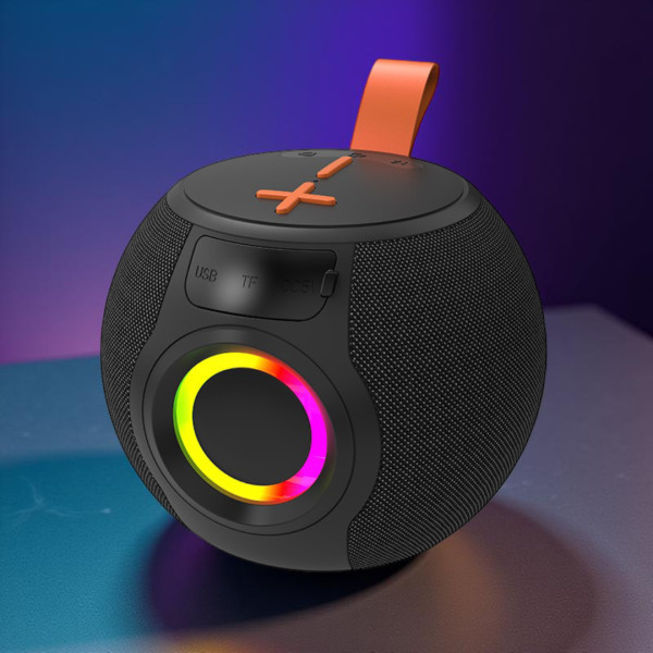 Беспроводная колонка с мощным динамиком и RGB подсветкой