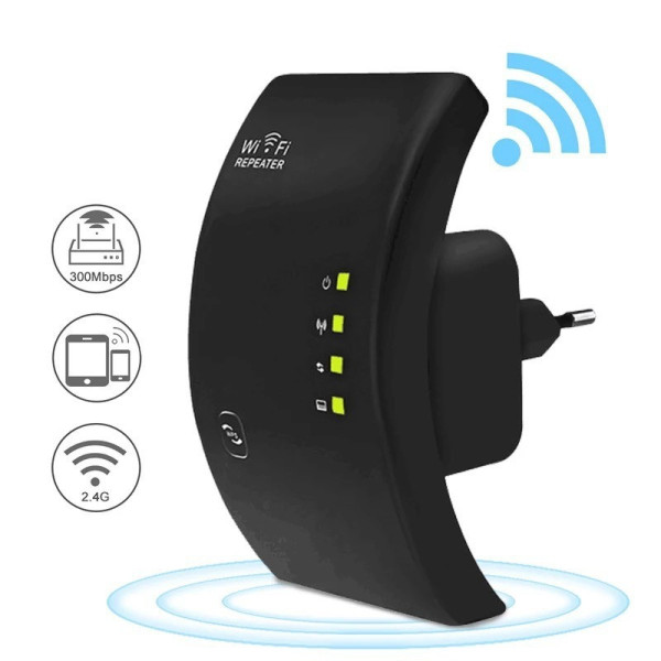 Репитер Wi-Fi 300 Мбит/с для расширения покрытия