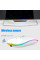 Аккумуляторная мышь Bluetooth с RGB подсветкой белая