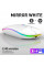 Аккумуляторная мышь Bluetooth с RGB подсветкой белая