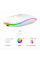 Аккумуляторная мышь Bluetooth с RGB подсветкой белая