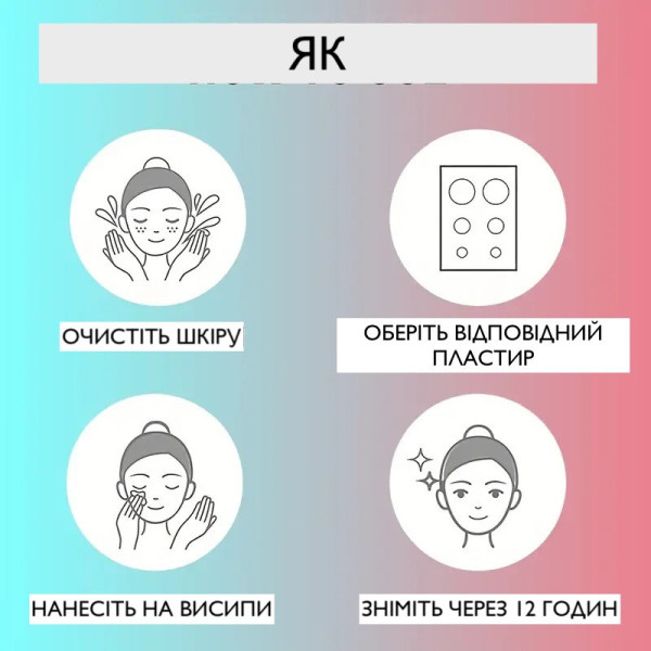 Патчи для лица от прыщей гидроколлоидные 600 шт для точечного лечения проблемной кожи