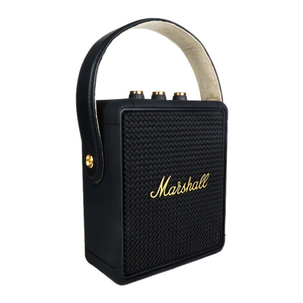 Музыкальная портативная колонка Marshall Stockwell II с мощным звуком 20 Вт и аккумулятором, черная