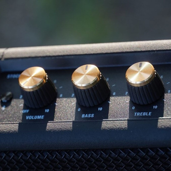 Музыкальная портативная колонка Marshall Stockwell II с мощным звуком 20 Вт и аккумулятором, черная