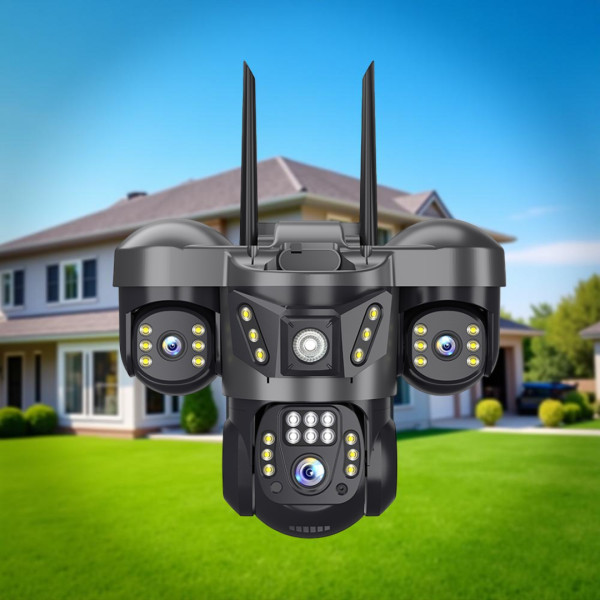 Видеокамера Wi-Fi 6 МП, ночное видение, микрофон и динамик, для Indoor/Outdoor