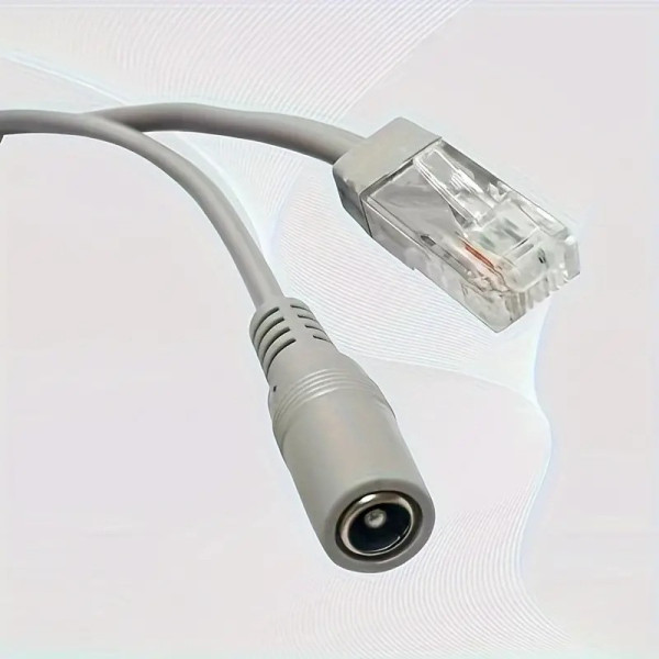 Готовый сетевой и силовой кабель RJ45 DC 20 м медный для камер