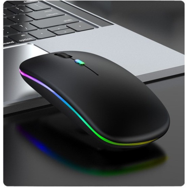 Компьютерная мышь с Bluetooth модулем и подсветкой RGB черная