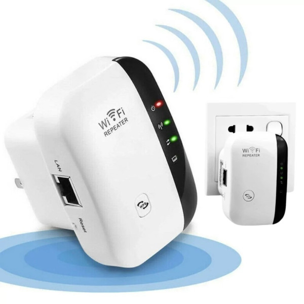 Повторитель Wi-Fi сигнала Wireless-N репитер с разъемом поворотного типа 2dBi