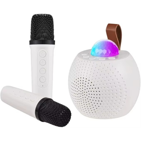 Портативная колонка Z1 Bluetooth с LED диско-шаром и караоке функцией
