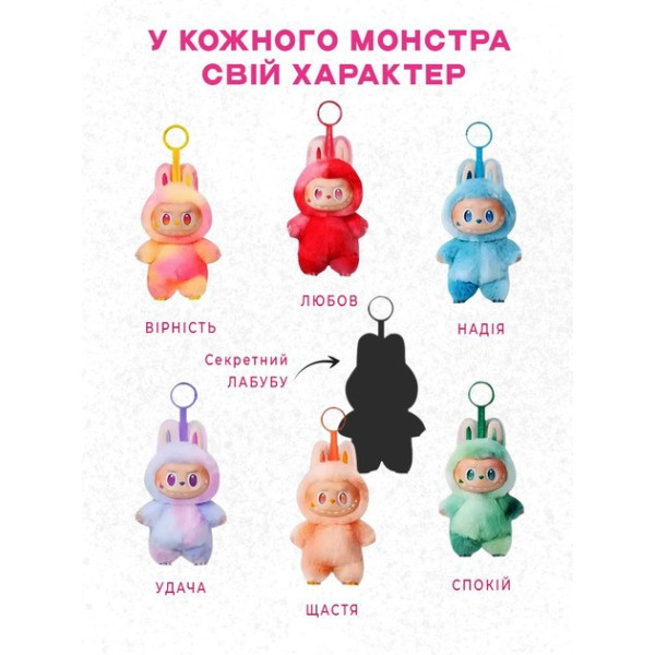 Фигурка Labubu коллекционная с секретом виниловая 17 сантиметров