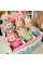 Коллекционная фигурка Labubu Macarons мягкая 17 см с лицом из винила