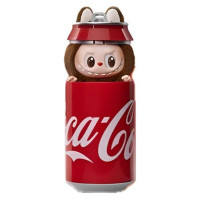 Плюшевый брелок Labubu банка Coca Cola коллекционная игрушка