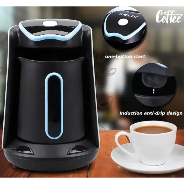 Кофемашина Domotec MS-102S настольная 600Вт черная
