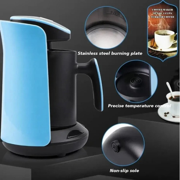 Кофемашина Domotec MS-102S настольная 600Вт черная