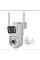 Wi-Fi камера Q13 с ночной съёмкой и двумя линзами 2×3MP внутренняя/уличная