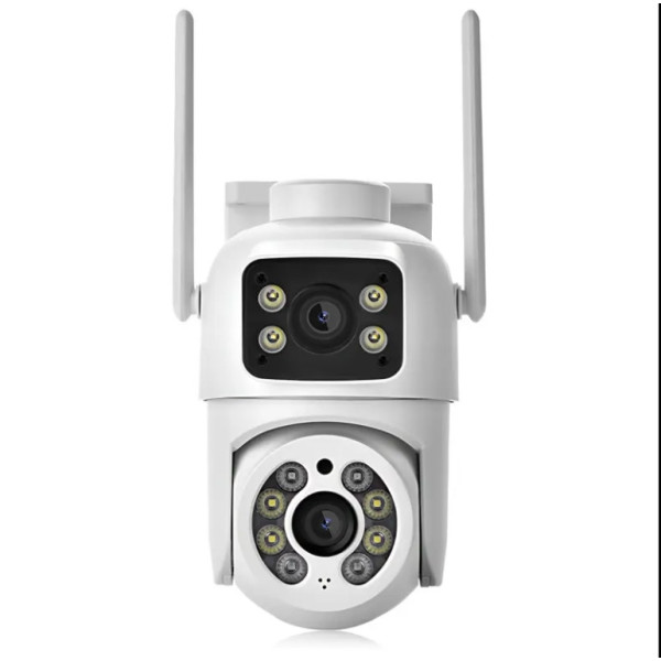Wi-Fi камера Q13 с ночной съёмкой и двумя линзами 2×3MP внутренняя/уличная