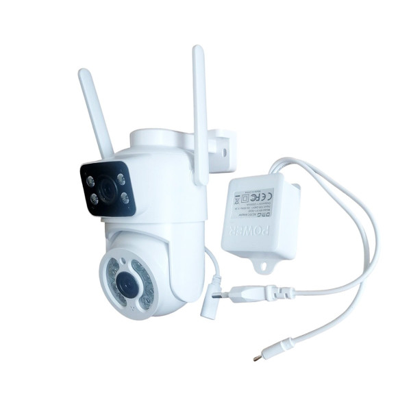 Wi-Fi камера Q13 с ночной съёмкой и двумя линзами 2×3MP внутренняя/уличная