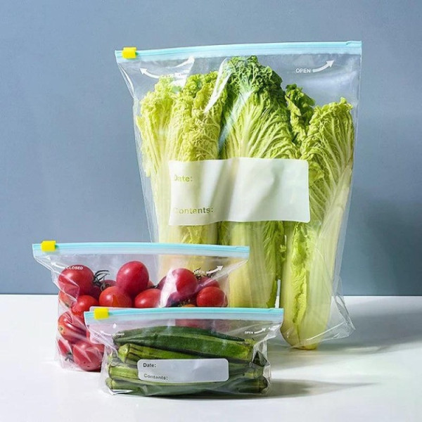Пакеты Zip-lock для вакуумного хранения еды 30 шт 3 размера