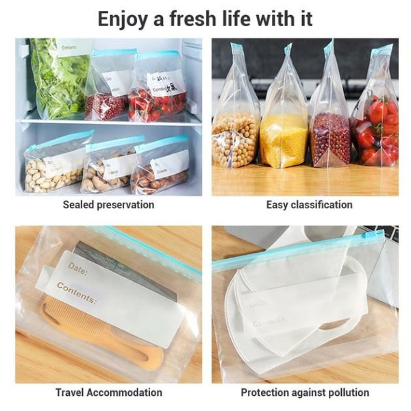 Пакеты Zip-lock для вакуумного хранения еды 30 шт 3 размера