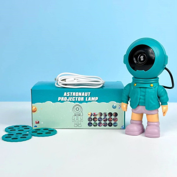Проектор-ночник Astronaut Lamp K2301 с заменяемыми картриджами