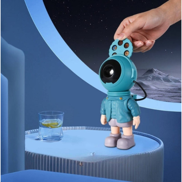 Проектор-ночник Astronaut Lamp K2301 с заменяемыми картриджами