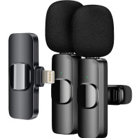 Микрофон K15 Bluetooth петличный 3в1 для записи и трансляций