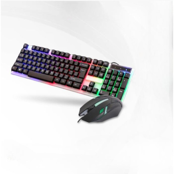 Игровая клавиатура K518 с эргономичной панелью RGB черная
