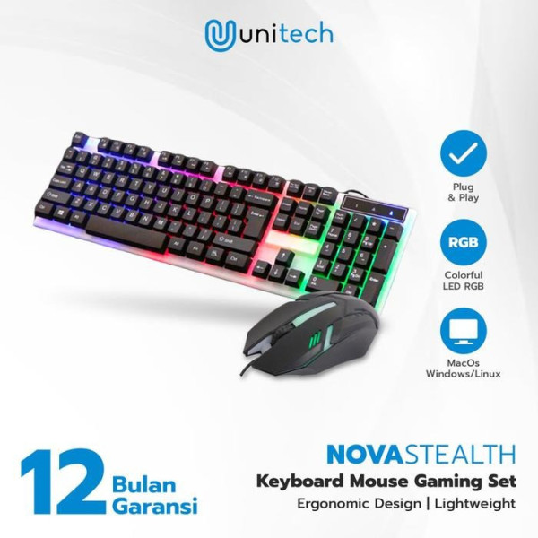 Игровая клавиатура K518 с эргономичной панелью RGB черная