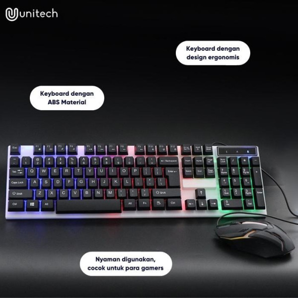 Игровая клавиатура K518 с эргономичной панелью RGB черная