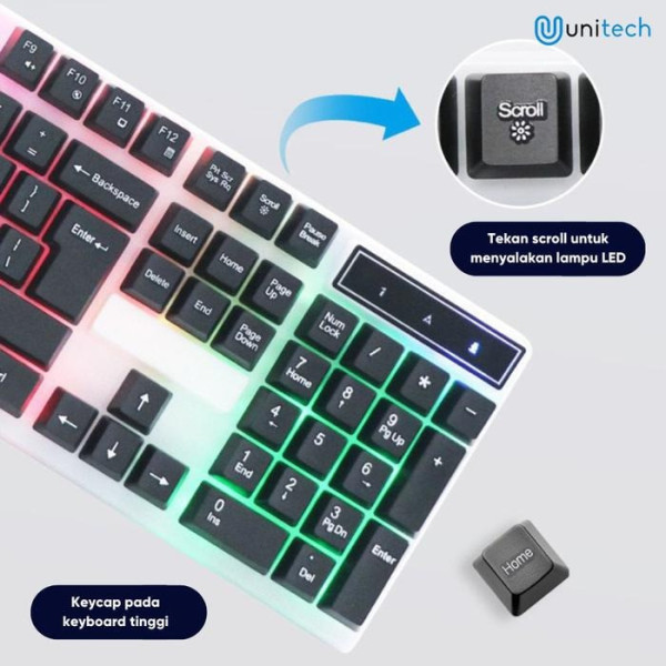 Игровая клавиатура K518 с эргономичной панелью RGB черная