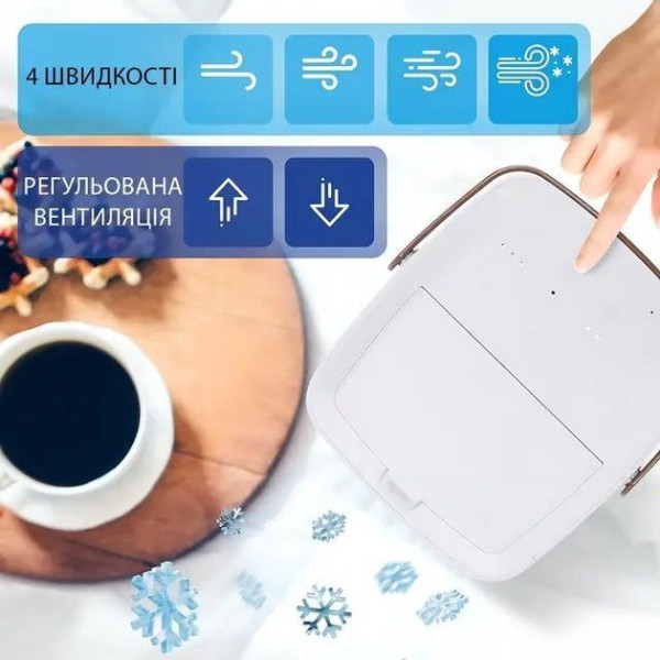 Портативный мини кондиционер Arctic Air Cooler AND XL-1375 белый