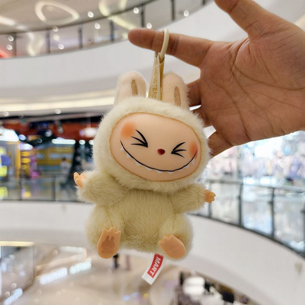 Коллекционный брелок Labubu Монстры Pop Mart 15 см плюшевая игрушка
