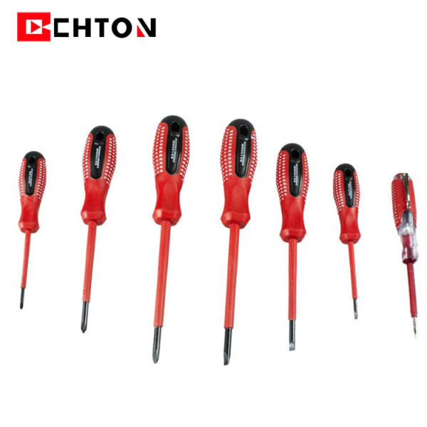 Комплект диэлектрических отверток 7 шт в удобном чехле Screwdriver Set