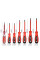 Комплект диэлектрических отверток 7 шт в удобном чехле Screwdriver Set