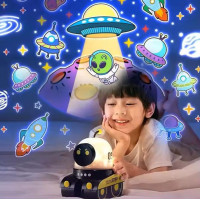Вращающийся ночник Droid WH-E03 с эффектом проекции и Bluetooth