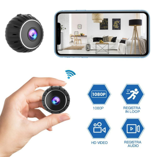 Портативная Wi-Fi камера P7-W8 с высоким разрешением и ночным режимом