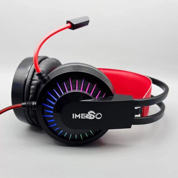 Игровые наушники IMS-E1008 с USB и 3.5 мм разъемом черные