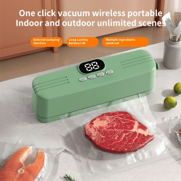 Вакуумный упаковщик AND 1425 портативный для продуктов с зарядкой через USB