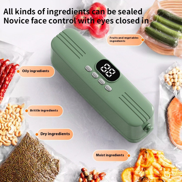 Вакуумный упаковщик AND 1425 портативный для продуктов с зарядкой через USB