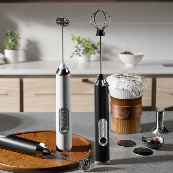Ручной портативный миксер-капучинатор EGG BEATER с USB, беспроводной вспениватель для кофе и коктейлей