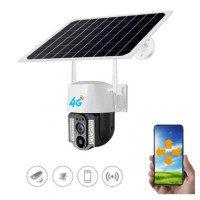 Видеокамера 4G автономная с солнечной панелью 4 МП V380 PRO VC3 белая