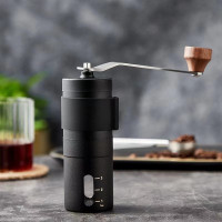 Мельница для кофе с керамическими жерновами, электрическая Coffee Grinder AND LY-957, черная