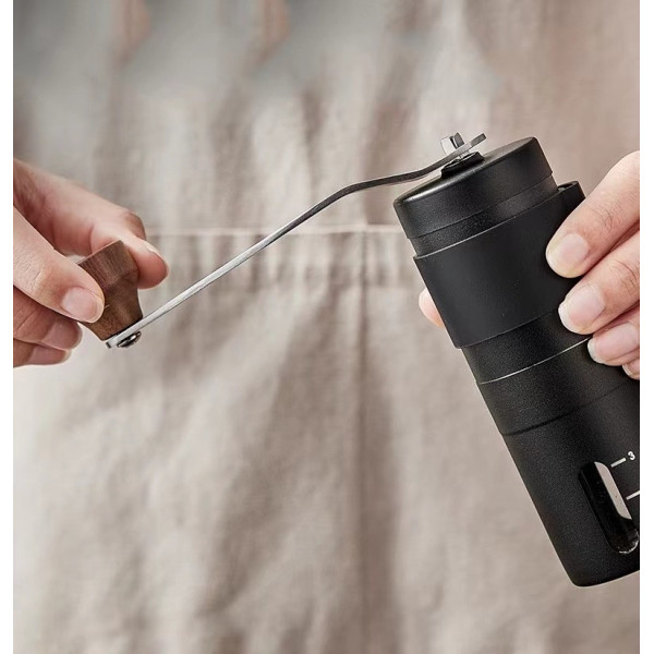 Мельница для кофе с керамическими жерновами, электрическая Coffee Grinder AND LY-957, черная