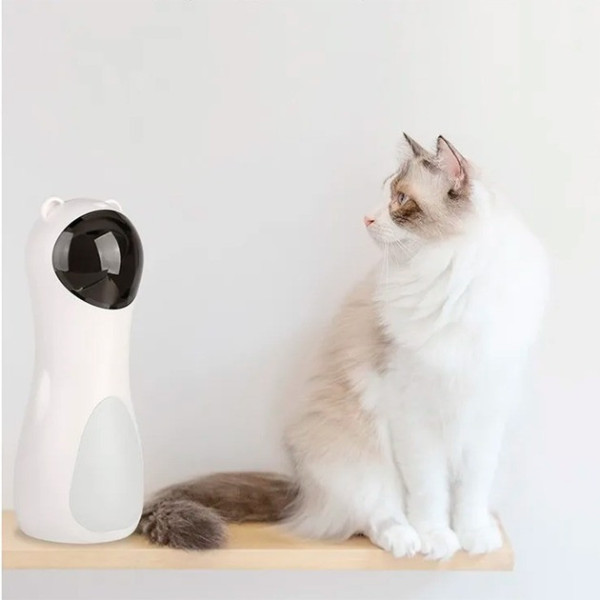 Автоматическая лазерная игрушка для кошек W1 с USB и батарейками, 5 режимов движения