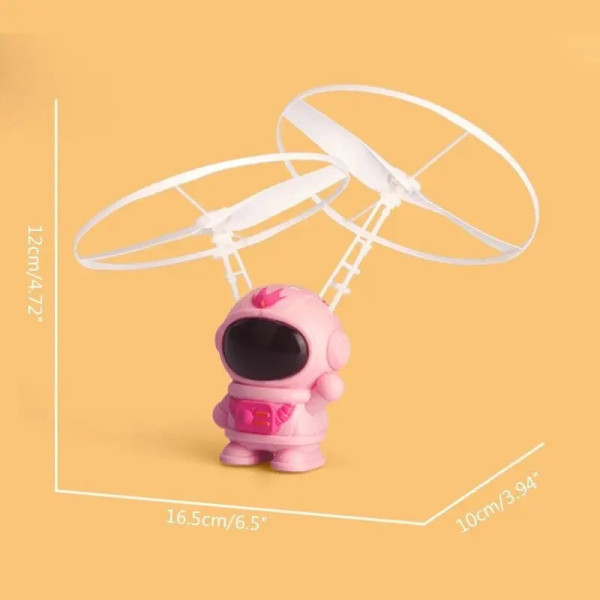 Интерактивная игрушка Induction aircraft космонавт с LED подсветкой для детей AND JJ060