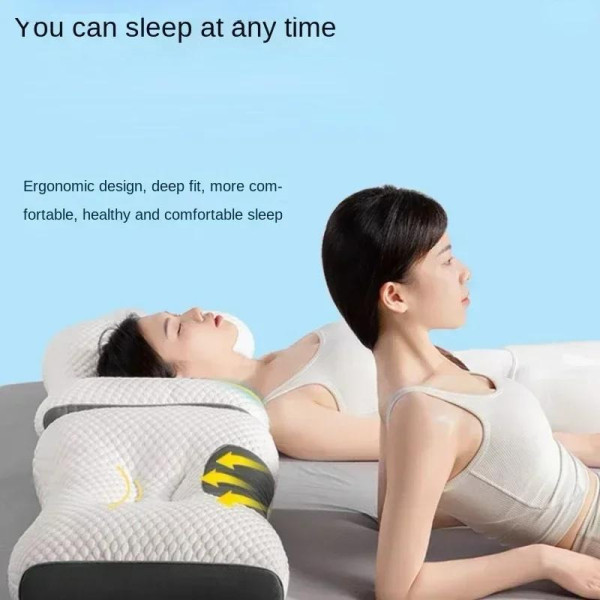 Анатомическая подушка для сна Casual Pillow01, поддержка шеи и позвоночника, гипоаллергенная