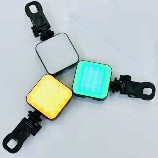 Модульный студийный свет RGB для блогеров WOW AY83-RGB, телефон, монитор, камера аккумулятор