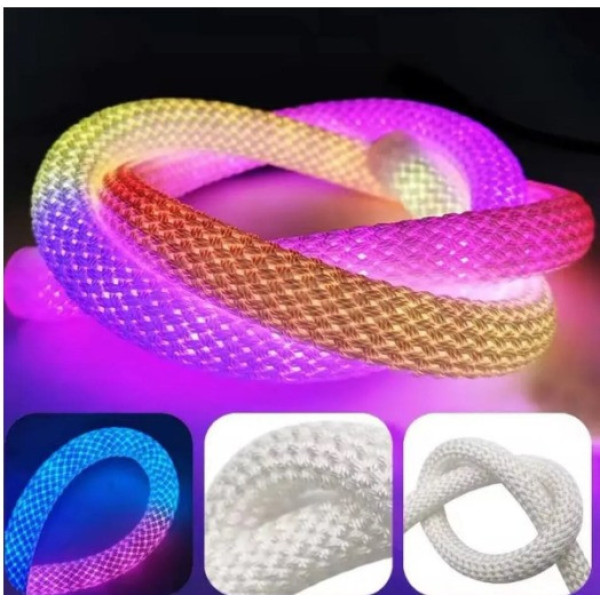 Умная LED RGB лента 5 м, шланг, Bluetooth и синхронизация с музыкой