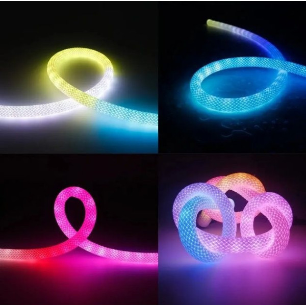Умная LED RGB лента 5 м, шланг, Bluetooth и синхронизация с музыкой