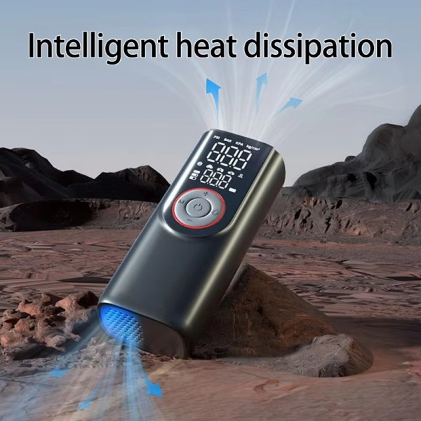 Электрический компрессор ATJ-9566 150 PSI с аккумулятором и цифровым дисплеем